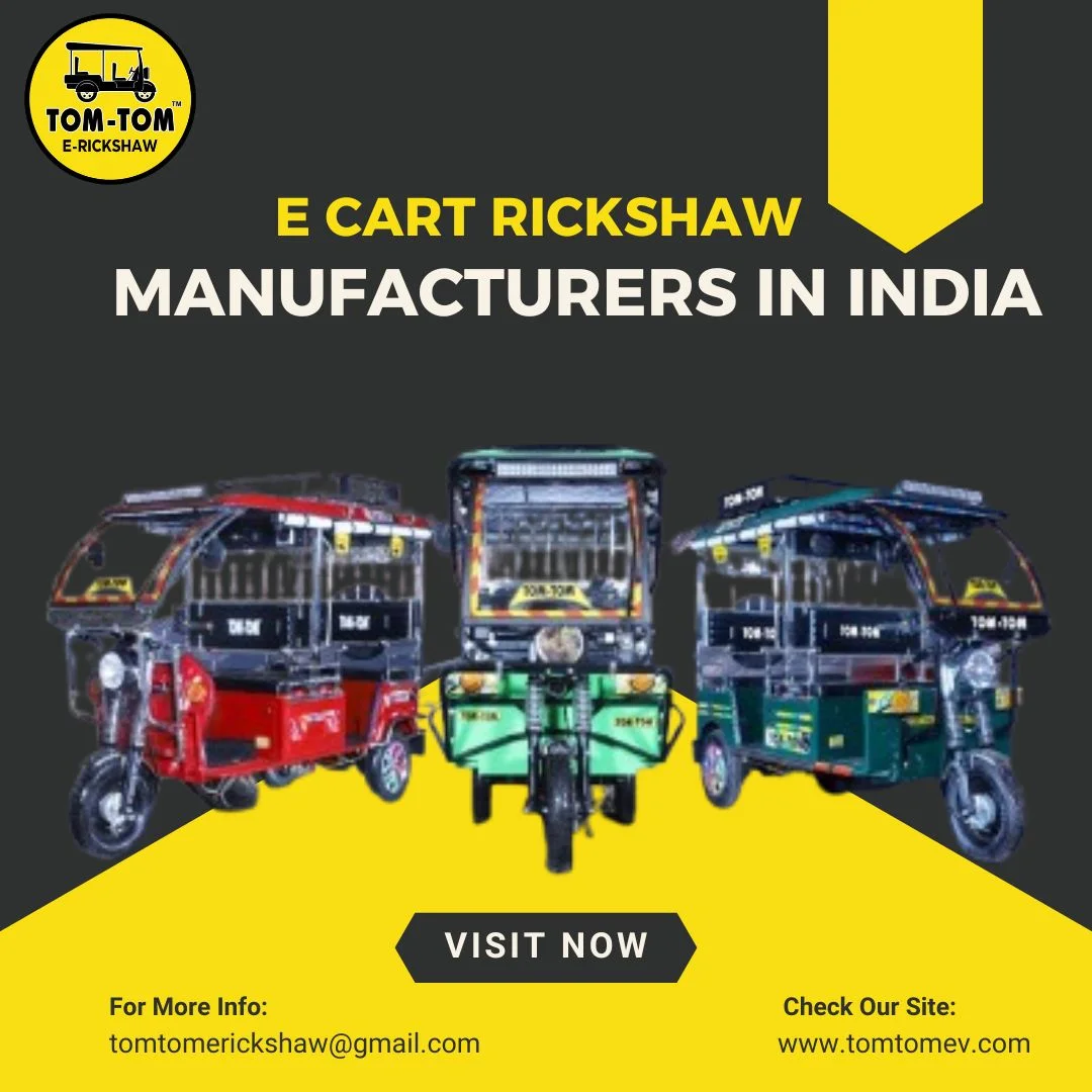 E CART Rickshaw manufacturers in India