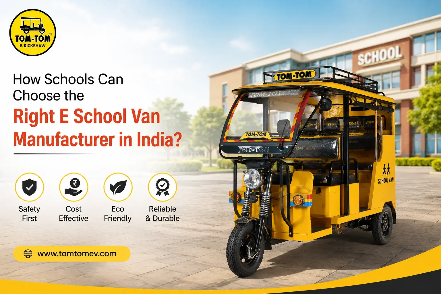 E School Van Manufacturers in India