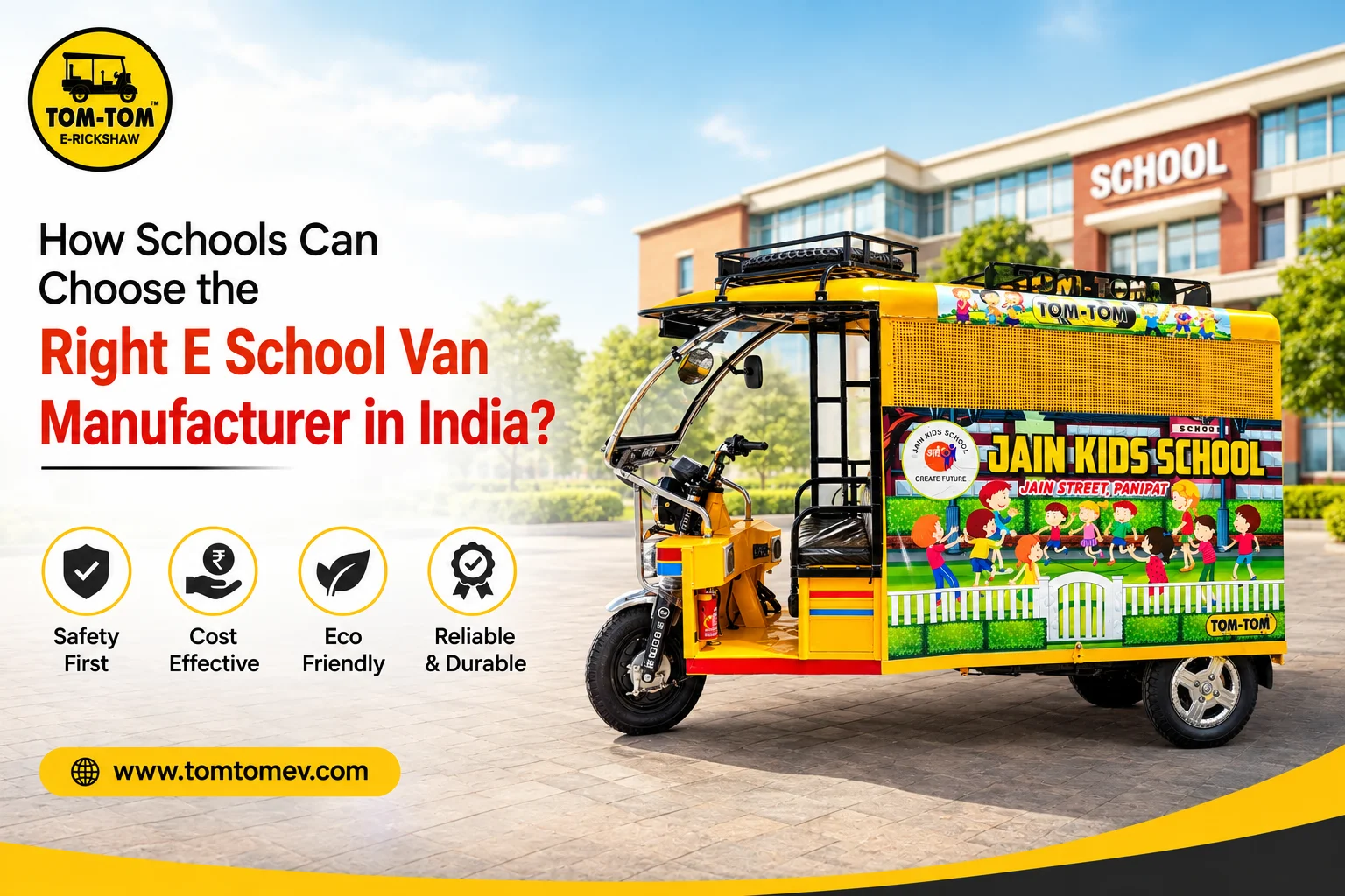 E School Van manufacturers in Delhi